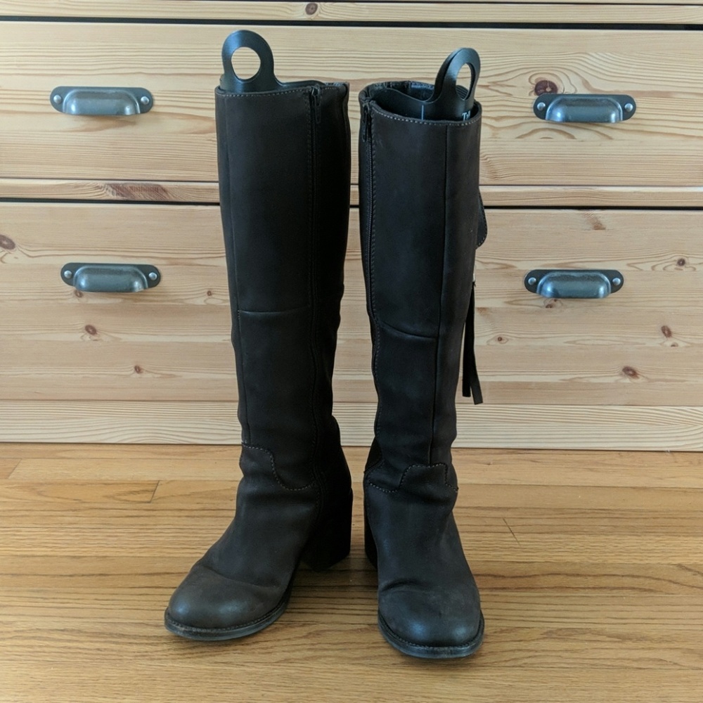 Steve Madden Antsy Brown Leather Boots